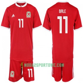 Koszulka Walia Bale 11 Dziecięcy Domowe Stroje Piłkarskie 2018-2019 Krótki Rękaw